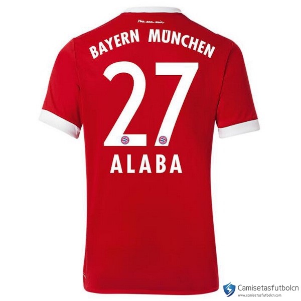 Camiseta Bayern Munich Primera equipo Alaba 2017-18